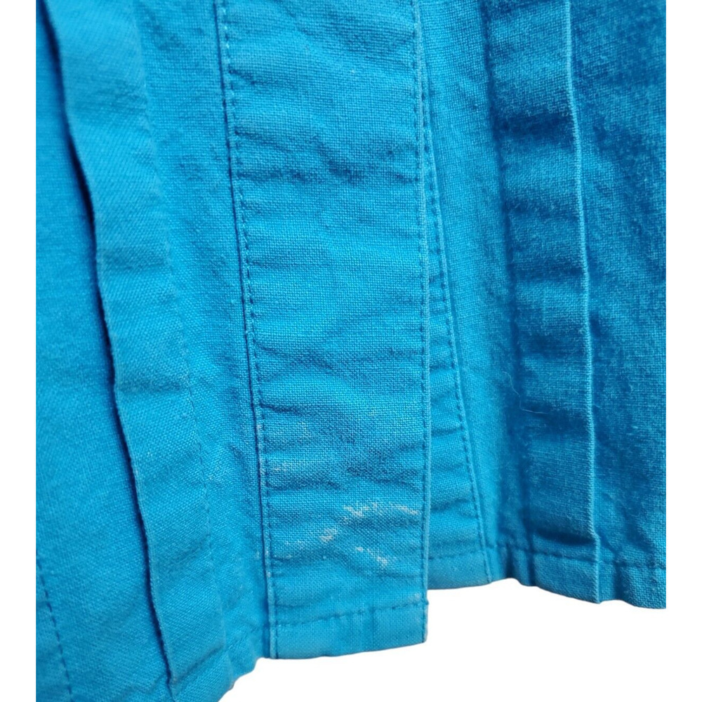 Vintage Together! Western Aztec Blue Button Up Womens Long Sleeve Shirt Rodeo M - Picture 14 of 15